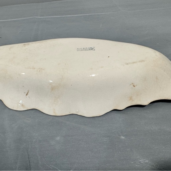 Vintage Sebring Pottery Porcelain Floral Serving Tray | AS-IS - Picture 6 of 6